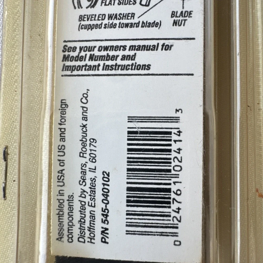 Sears Craftsman 71‎ 85713 8 1/2 inch Edger Trimmer Blade  New In Package